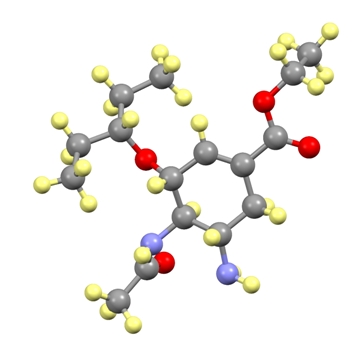 Oseltamivir: chemická štruktúra