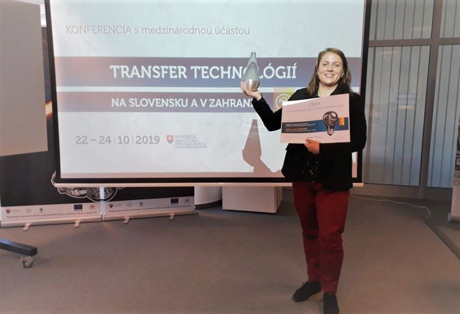 Cenu za transfer technológií na Slovensku 2019 získala JUDr. Lucia Rybanská 