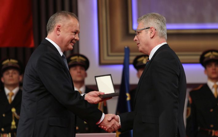 Prezident Andrej Kiska a Marián Valko