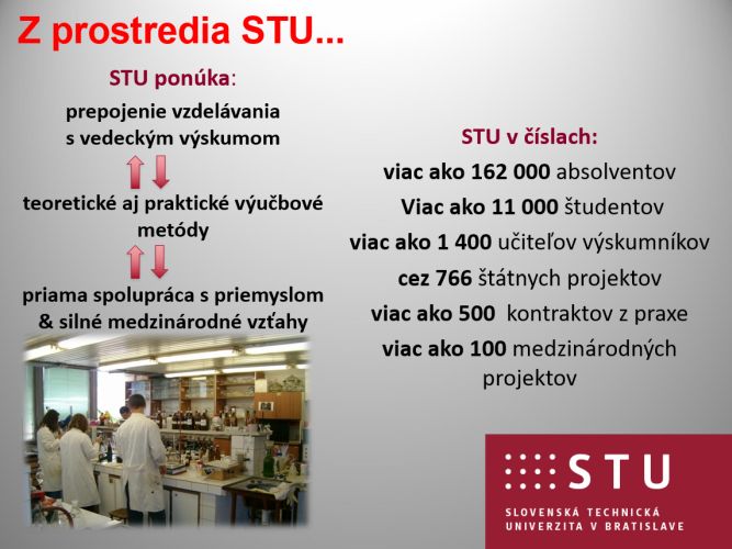 Z prostredia STU v Bratislave