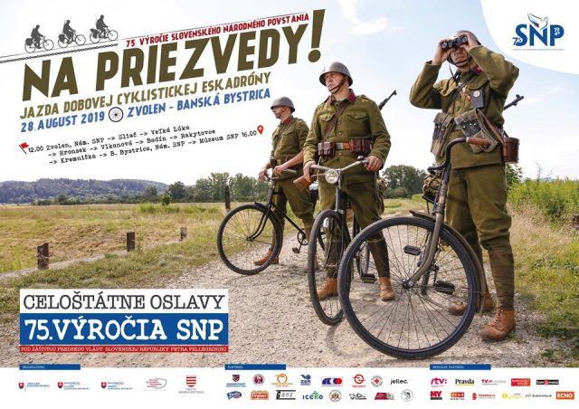 Jazda dobovej cyklistickej eskadróny (Zvolen – Banská Bystrica)