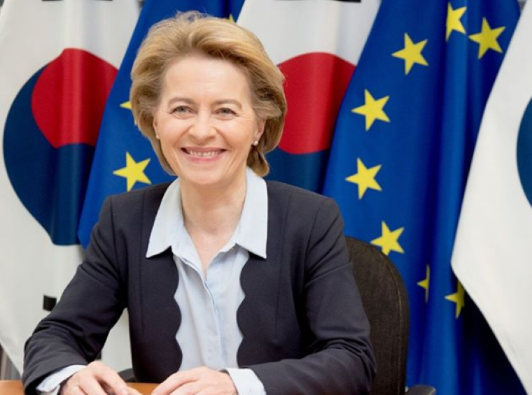 Predsedníčka Európskej komisie Ursula von der Leyenová. Zdroj: Instagram