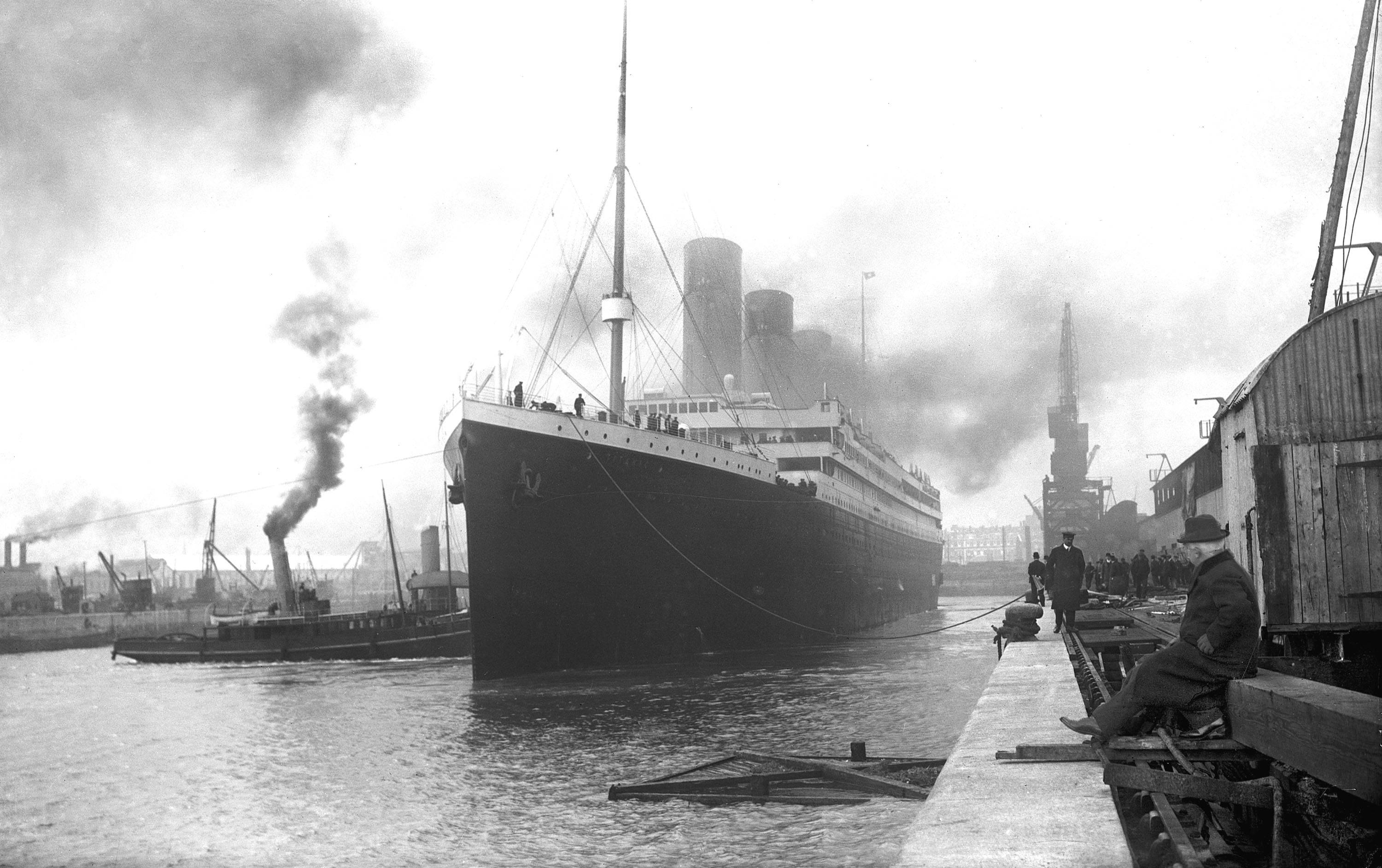 Titanic pred vyplávaním na osudnú cestu, Zdroj: wikipédia