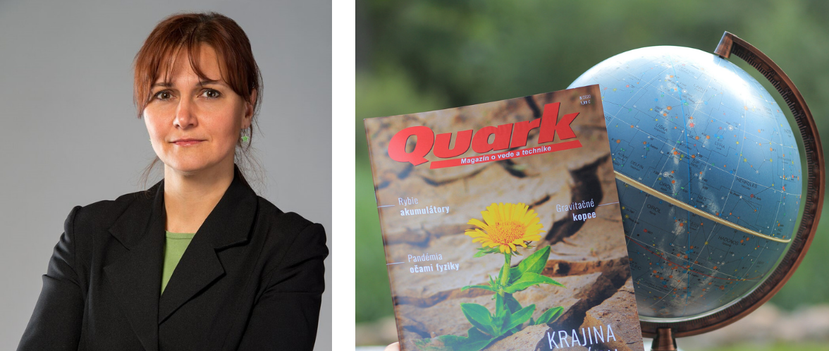 Renata Józsová je treťou šéfredaktorkou časopisu Quark. Zdroj: archív časopisu Quark